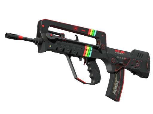 FAMAS | ZX Spectron (Battle-Scarred)