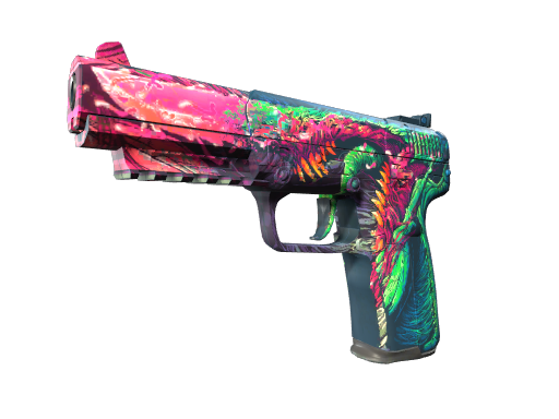 Five-SeveN | Hyper Beast (Battle-Scarred)