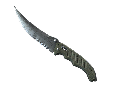 Flip Knife | Damascus Steel