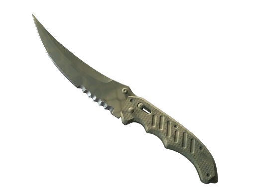 ★ Flip Knife | Safari Mesh (Battle-Scarred)