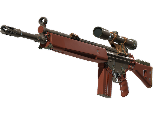 G3SG1 | Red Jasper (Battle-Scarred)