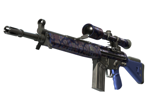G3SG1 | Violet Murano (Battle-Scarred)