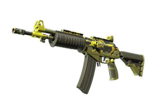 Galil AR | Acid Dart (Battle-Scarred)