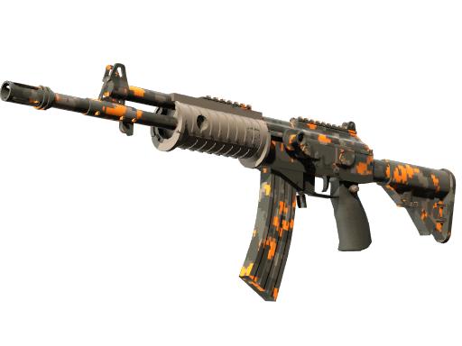Galil AR | Orange DDPAT (Battle-Scarred)