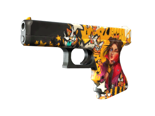 Glock-18 | Bullet Queen (Battle-Scarred)