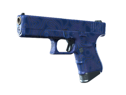 Glock-18 | Ocean Topo (Battle-Scarred)