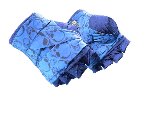 ★ Hand Wraps | Cobalt Skulls (Battle-Scarred)
