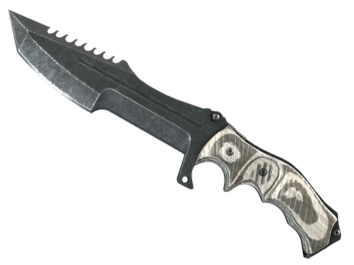 ★ Huntsman Knife | Black Laminate (Battle-Scarred)
