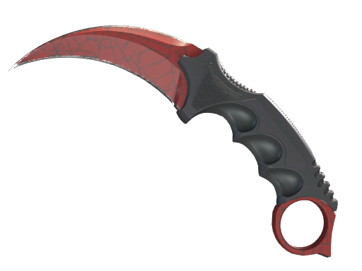 ★ Karambit | Crimson Web (Battle-Scarred)