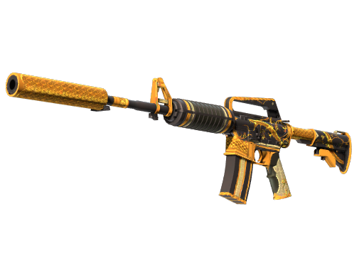 M4A1-S | Golden Coil (Battle-Scarred)