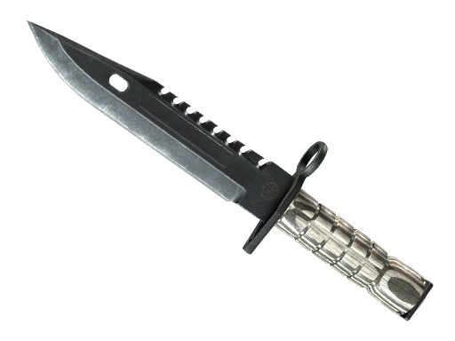 ★ M9 Bayonet | Black Laminate (Battle-Scarred)