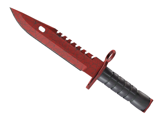★ M9 Bayonet | Crimson Web (Battle-Scarred)