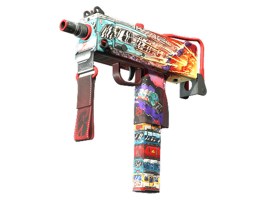 MAC-10 | Derailment (Battle-Scarred)