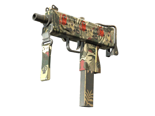 MAC-10 | Monkeyflage (Battle-Scarred)