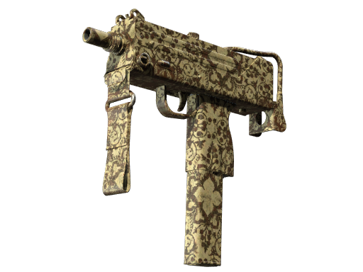 MAC-10 | Sienna Damask (Battle-Scarred)