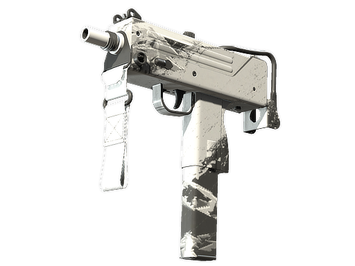 MAC-10 | Snow Splash (Battle-Scarred)