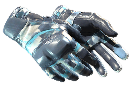 ★ Moto Gloves | Cool Mint (Battle-Scarred)