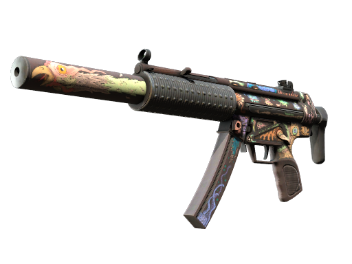 MP5-SD | Necro Jr. (Battle-Scarred)