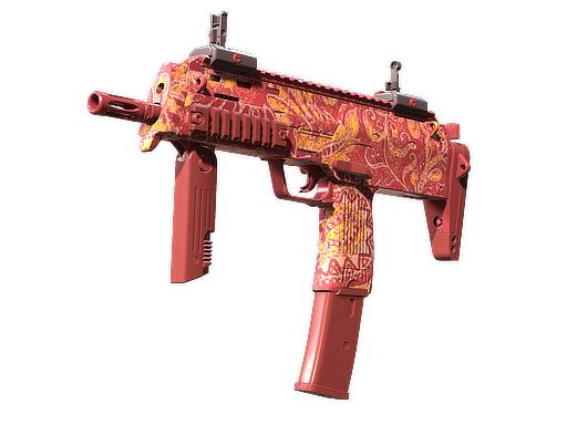 MP7 | Coral Paisley (Battle-Scarred)