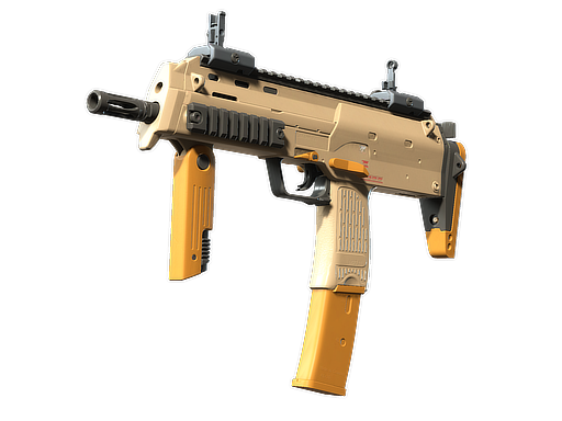 MP7 | Short Ochre (Battle-Scarred)