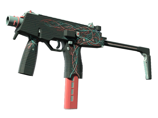 MP9 | Capillary (Battle-Scarred)