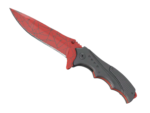 ★ Nomad Knife | Crimson Web (Battle-Scarred)