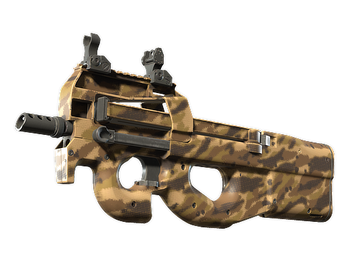 P90 | Desert Halftone (Battle-Scarred)