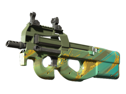 P90 | Mustard Gas (Battle-Scarred)