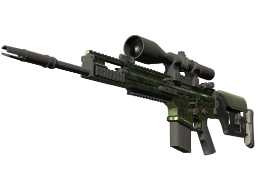 SCAR-20 | Green Marine (Battle-Scarred)