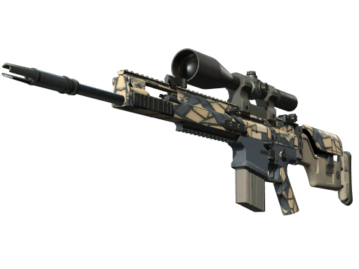 SCAR-20 | Stone Mosaico (Battle-Scarred)