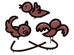 Sealed Graffiti | Dizzy (Brick Red)