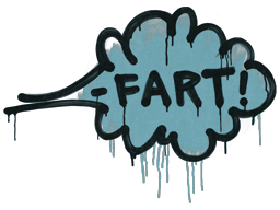 Sealed Graffiti | Fart (Wire Blue)