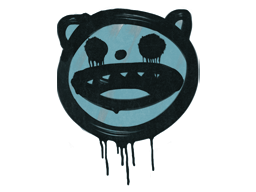 Sealed Graffiti | Happy Cat (Wire Blue)