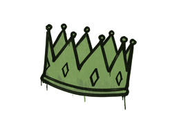 Sealed Graffiti | King Me (Battle Green)