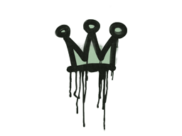 Sealed Graffiti | Little Crown (Cash Green)