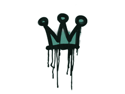 Sealed Graffiti | Little Crown (Frog Green)