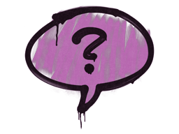 Sealed Graffiti | Question Mark (Bazooka Pink)