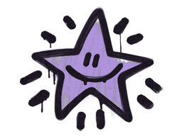 Sealed Graffiti | Shining Star (Violent Violet)