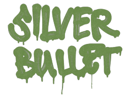 Sealed Graffiti | Silver Bullet (Battle Green)