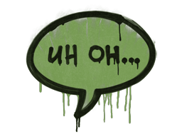 Sealed Graffiti | Uh Oh (Battle Green)