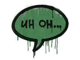 Sealed Graffiti | Uh Oh (Jungle Green)