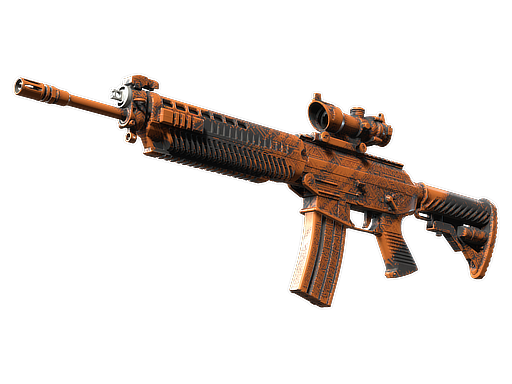 SG 553 | Basket Halftone (Battle-Scarred)