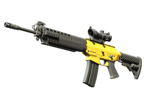 SG 553 | Bulldozer (Battle-Scarred)
