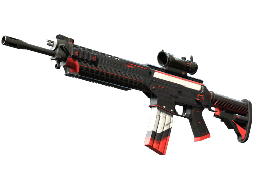 SG 553 | Cyrex (Battle-Scarred)