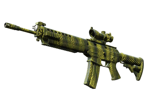 SG 553 | Gator Mesh (Battle-Scarred)