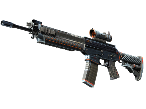 SG 553 | Phantom (Battle-Scarred)