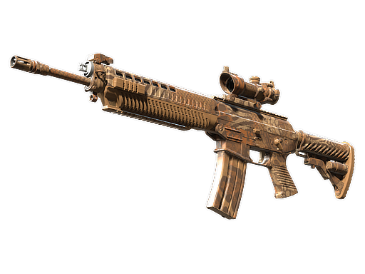 SG 553 | Safari Print (Battle-Scarred)