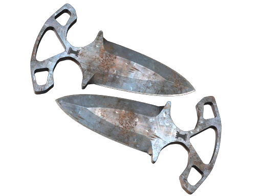 ★ Shadow Daggers | Rust Coat (Battle-Scarred)