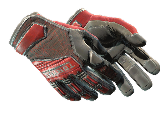 ★ Specialist Gloves | Crimson Web (Battle-Scarred)