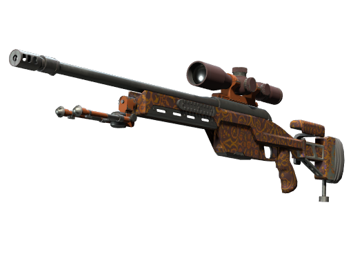 SSG 08 | Orange Filigree (Battle-Scarred)